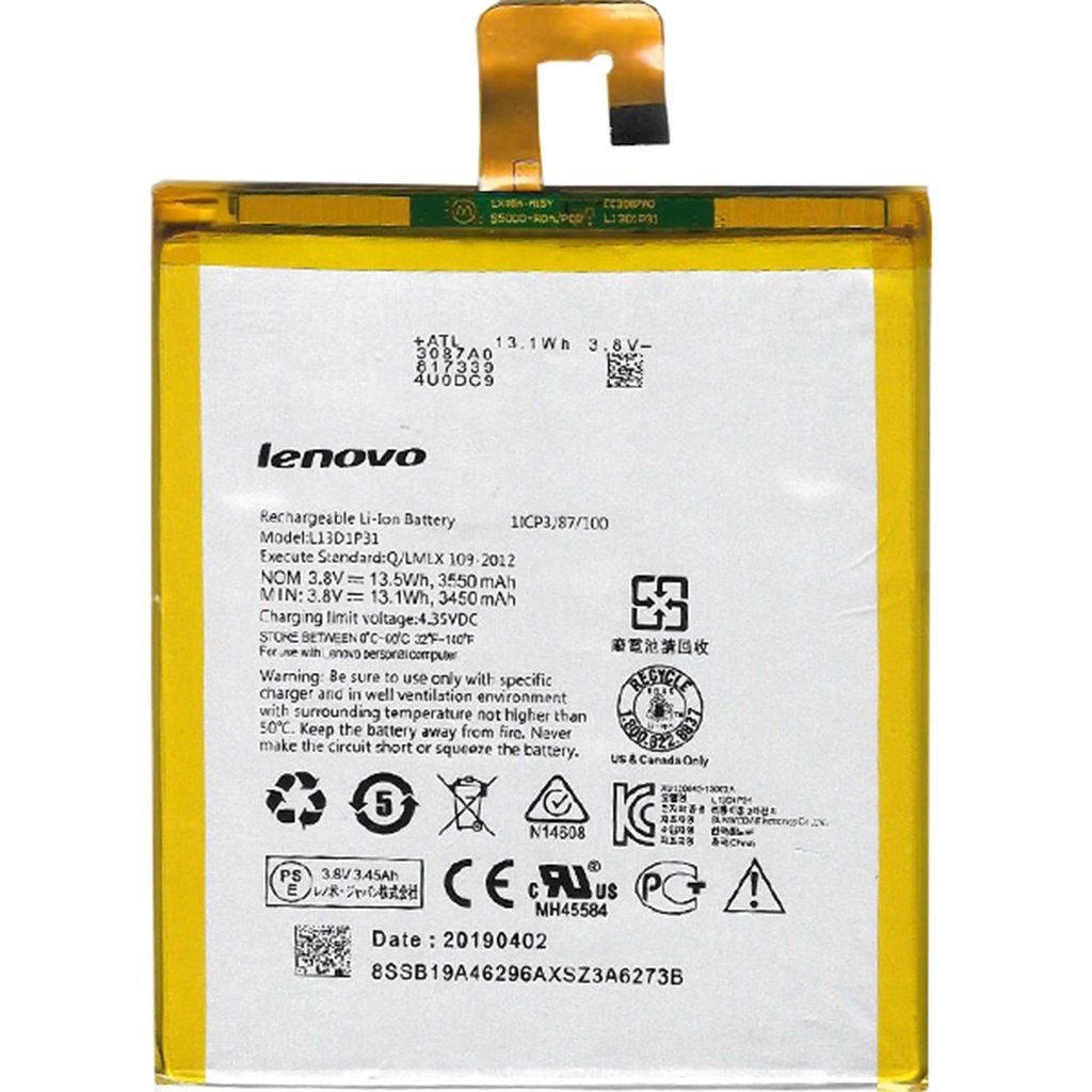 TYPBAT-TB-081 Kodlu 3.8v 3550mAh Batarya Pil