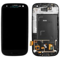 Samsung Galaxy S3 Neo GT-I9301 Lcd Ekran Dokunmatik Çıtalı Siyah