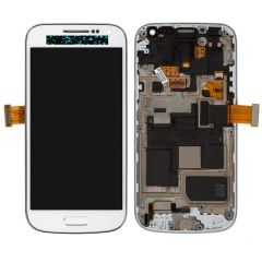 Samsung Galaxy S4 Mini GT-I9192 Lcd Ekran Dokunmatik Çıtalı Beyaz