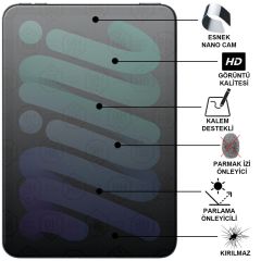 TTCLSS-TB-MT-068 Kodlu Tablet Mat Kırılmaz Cam Nano Ekran Koruyucu