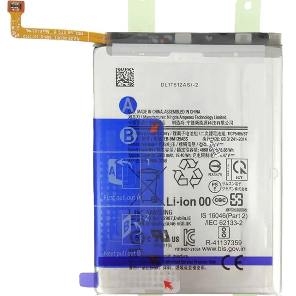 Samsung Galaxy M13 SM-M135 Batarya Pil - Orijinal