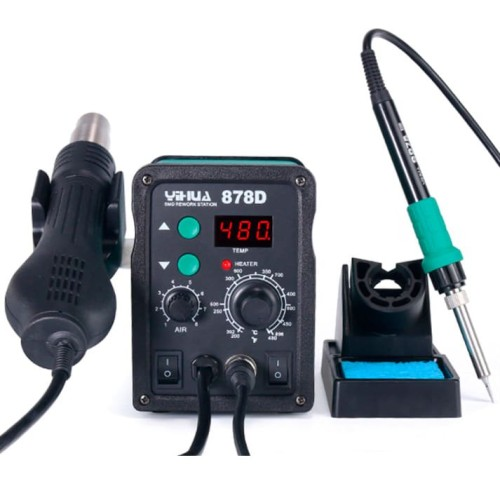 Yihua 878D Sıcak Hava Üfleme ve Havya İstasyonu