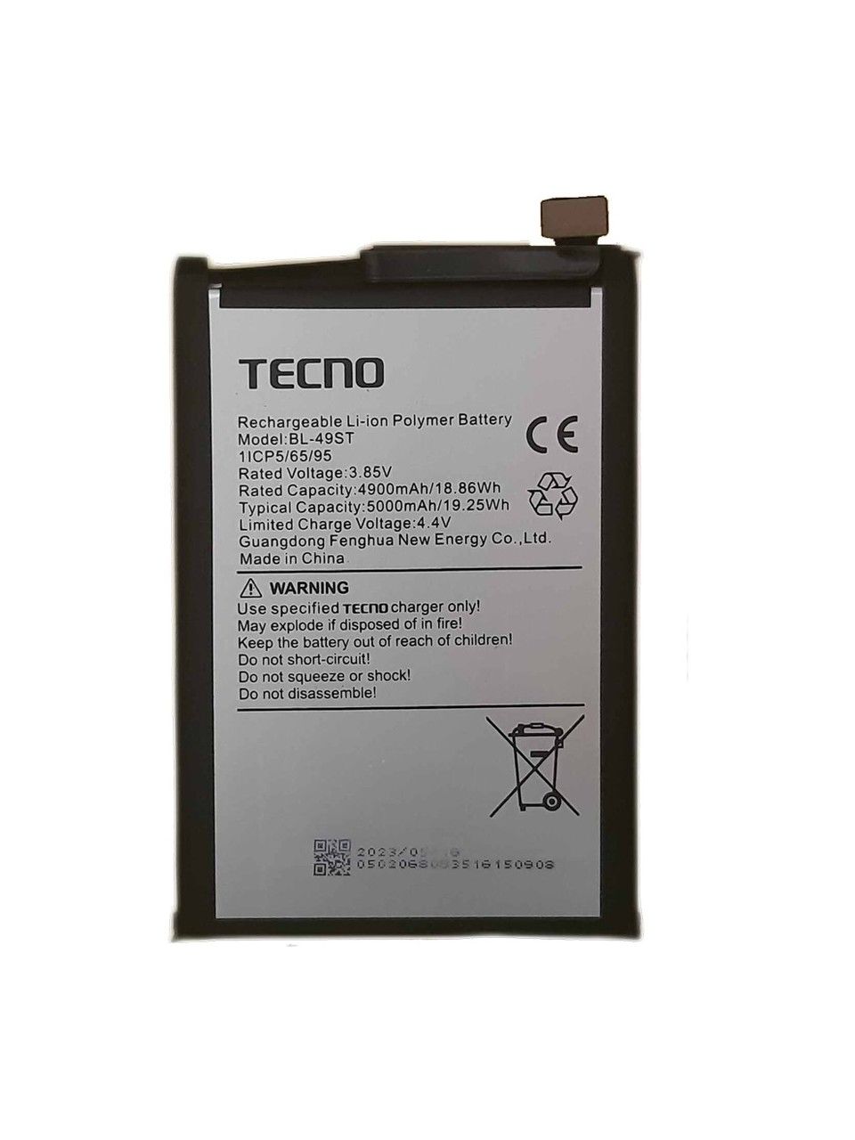 Tecno Spark 10 Pro Batarya Pil
