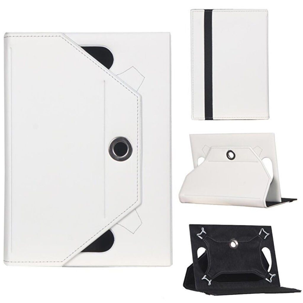 Vorcom S10 Universal Standlı Tablet Kılıfı Beyaz