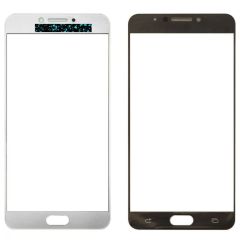 Samsung Galaxy C7 Pro SM-C7010 Dokunmatik Ön Cam Lens Beyaz