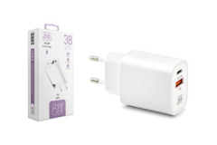 Şarj Başlığı PD + USB - Turbo Fast 38 W