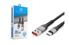 Şarj Kablosu Usb To Type-C Örgü 3.4 A - 1M