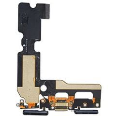 İphone 7 Şarj Soketi Kulaklık Mikrofon Film Bordu Siyah