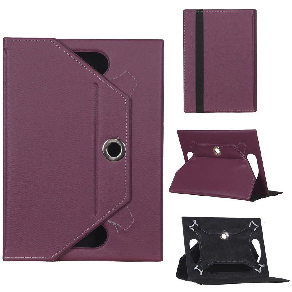 Tab 2 P5100 Universal Standlı Tablet Kılıfı Mor