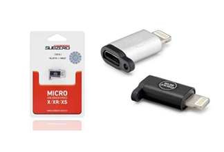 Micro/Lightning Usb Çevirici Beyaz