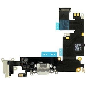 İphone 6 Plus Şarj Soketi Kulaklık Mikrofon Film Bordu Beyaz