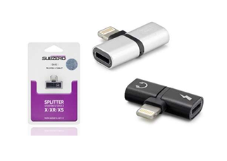 Lightning Splitter Adaptör Çevirici Siyah