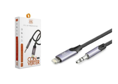 Lightning Aux Çevirici  3.5MM - Hasır - Metal