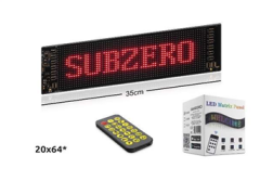 Led Matrix Panel 20x64 Ebatlı Uzaktan Kumandalı