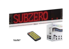 Led Matrix Panel 16x96 Ebatlı Uzaktan Kumandalı