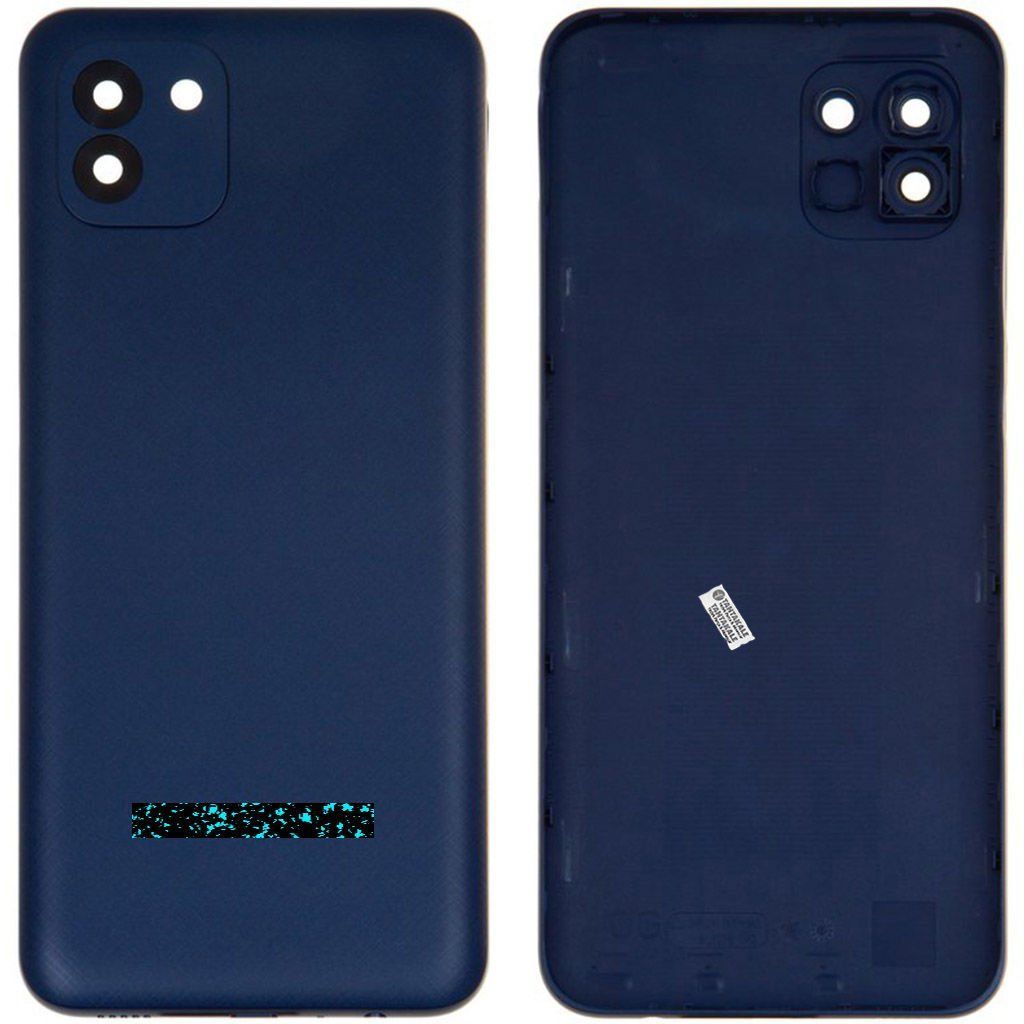 Samsung Galaxy A03 SM-A035 Arka Kapak Mavi