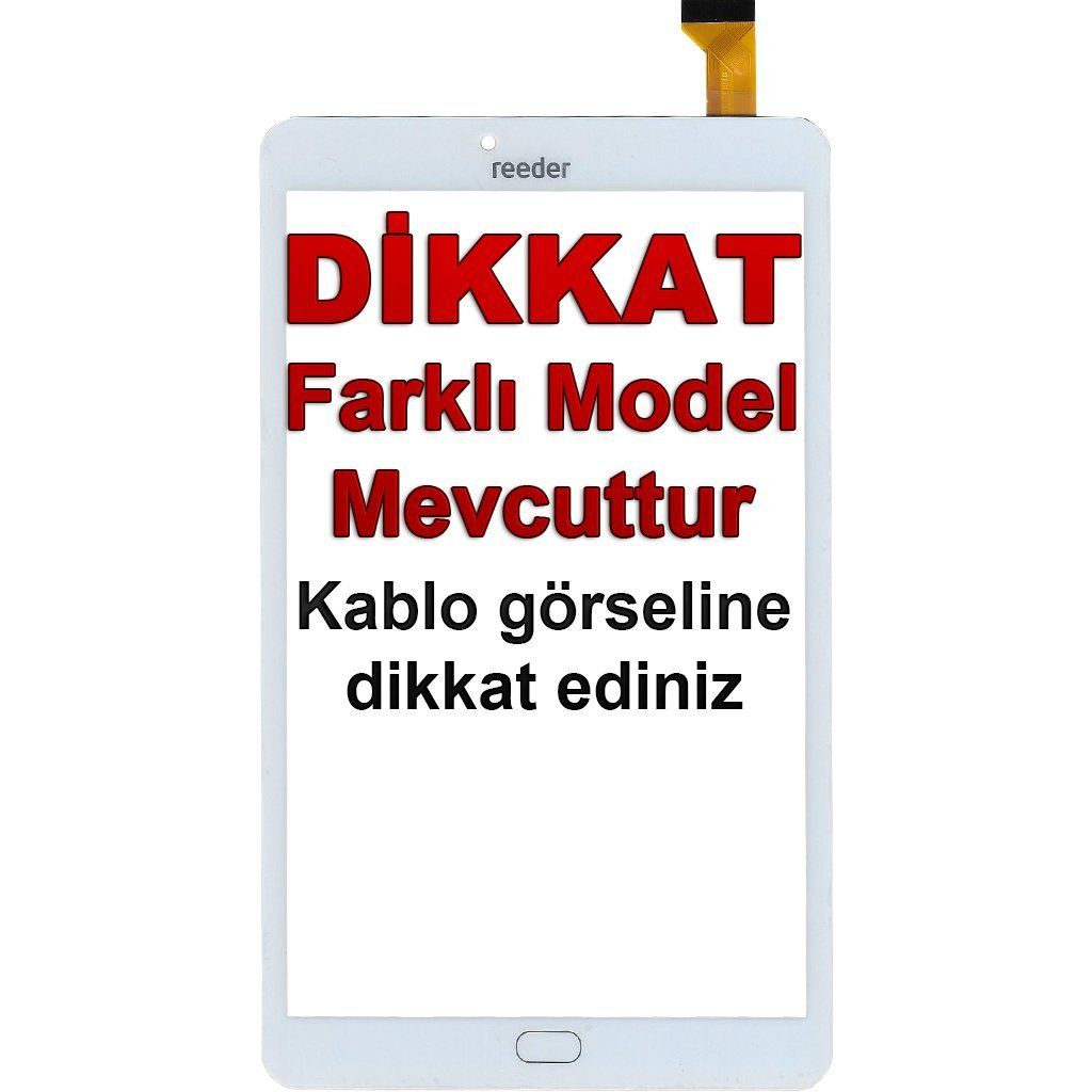 Reeder M8 GO Dokunmatik Beyaz - Model 2