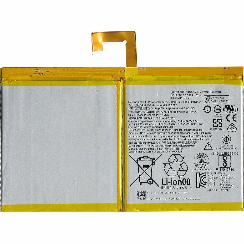 Lenovo Tab 4 TB-X704L Batarya Pil