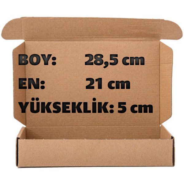 Tablet Dokunmatiği Kargo Kutusu - Kolisi 28,5x21x5 cm