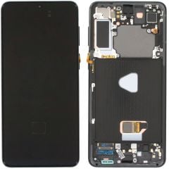 Samsung Galaxy S21 Plus 5G SM-G996 Lcd Ekran Dokunmatik Çıtalı Siyah