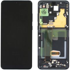 Samsung Galaxy S20 Ultra SM-G988 Lcd Ekran Dokunmatik Çıtalı Siyah