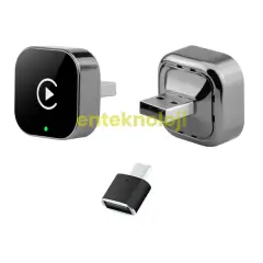 Usb 2in1 Converter Kablosuz CarPlay Apple ve Android Uyumlu
