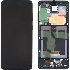 Samsung Galaxy S20 Plus SM-G985 Lcd Ekran Dokunmatik Çıtalı Siyah
