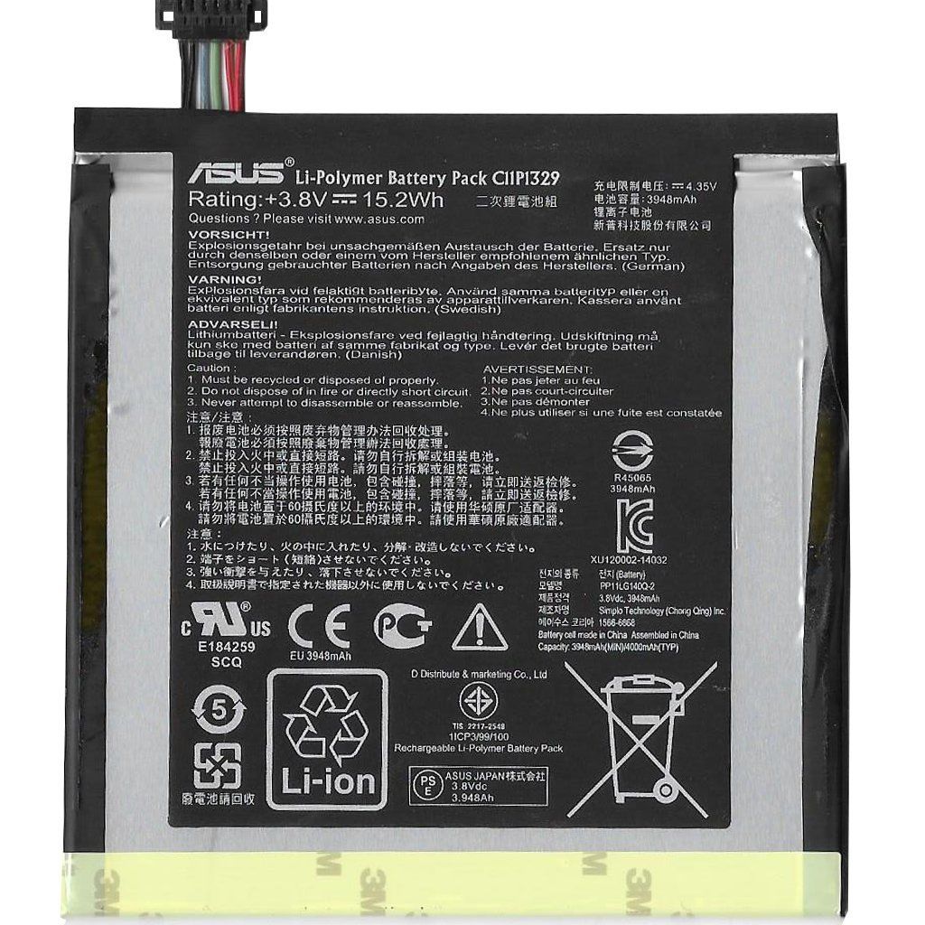 Asus MemoPad 8 ME181C Batarya Pil