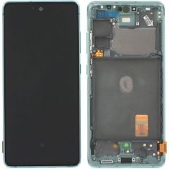 Samsung Galaxy S20 FE 5G SM-G781 Lcd Ekran Dokunmatik Çıtalı Yeşil