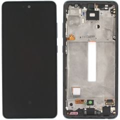 Samsung Galaxy A52 5G SM-A526 Lcd Ekran Dokunmatik Çıtalı Siyah
