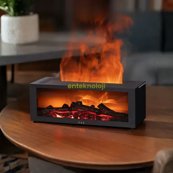 Şömine Efektli Hava Nemlendirici