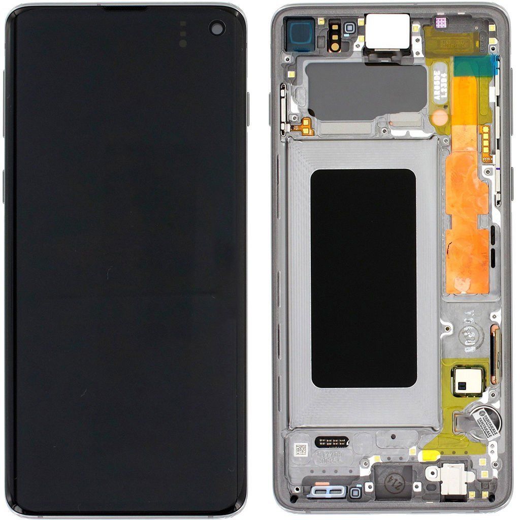Samsung Galaxy S10 SM-G973 Lcd Ekran Dokunmatik Çıtalı Siyah