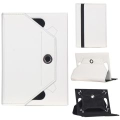 Vorcom S7 Classic Universal Standlı Tablet Kılıfı Beyaz