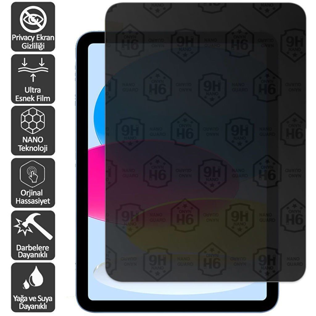 Samsung Galaxy Tab S9 FE Plus SM-X610 Hayalet Cam Nano Kırılmaz Ekran Koruyucu