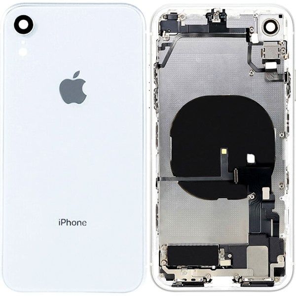 İphone XR Kasa Full Dolu Beyaz