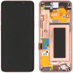 Samsung Galaxy S9 SM-G960 Lcd Ekran Dokunmatik Çıtalı Gold