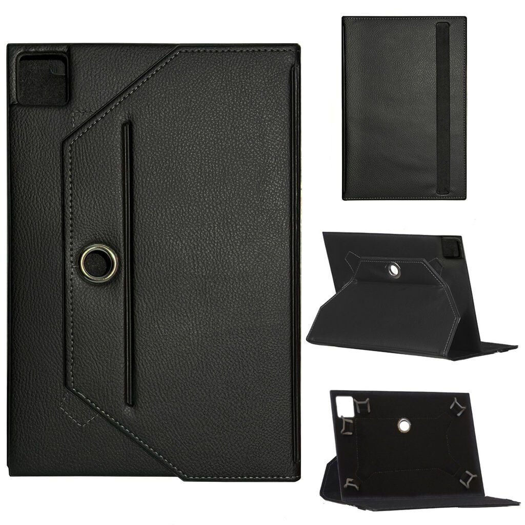 Nokia T10 TA-1457 TA-1462 TA-1472 TA-1503 TA-1512 Universal Standlı Tablet Kılıfı Siyah