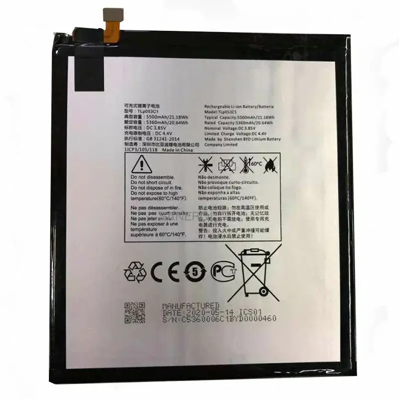 TCL Tab 10s 9080G Batarya Pil