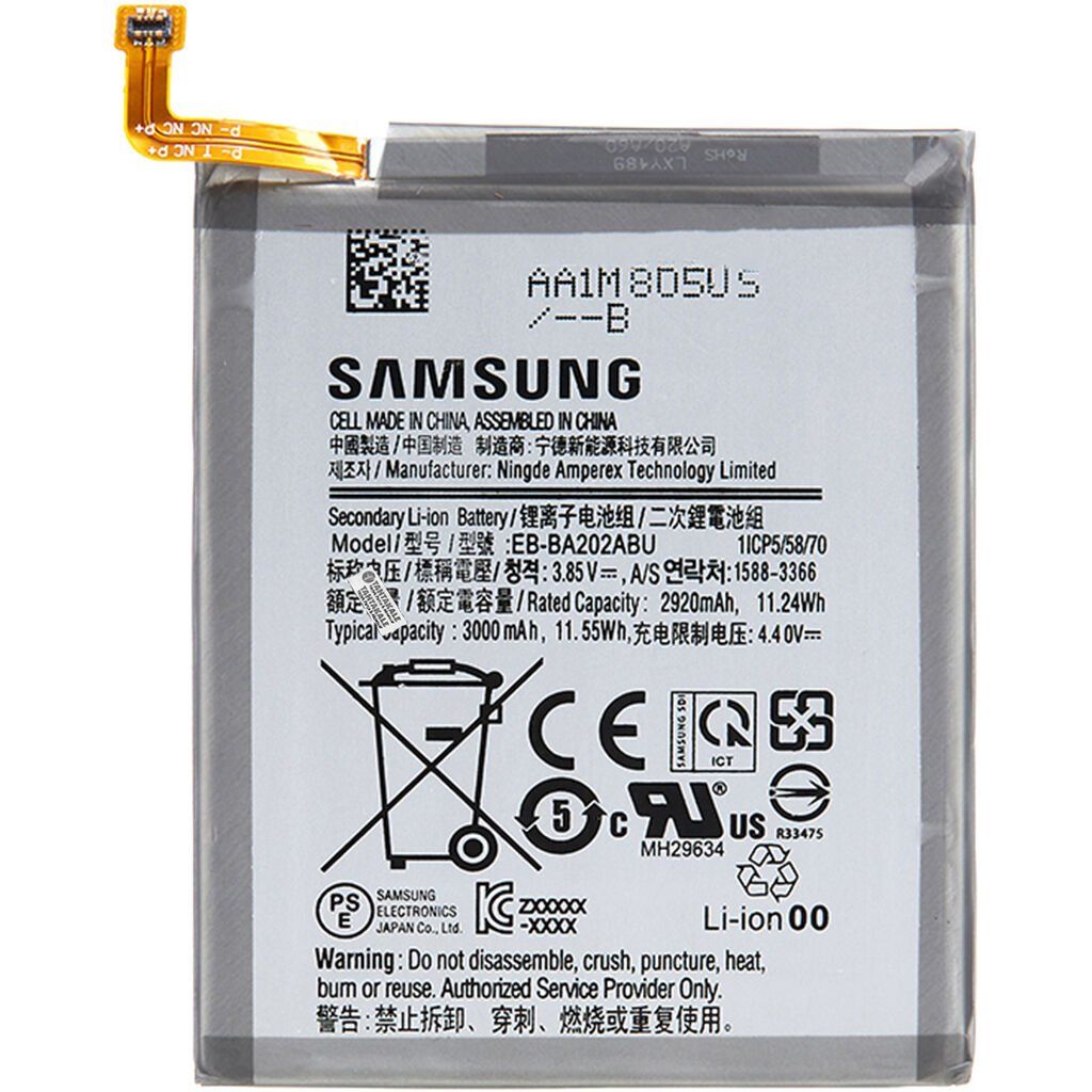 Samsung Galaxy A20e SM-A202 Batarya Pil - Orjinal