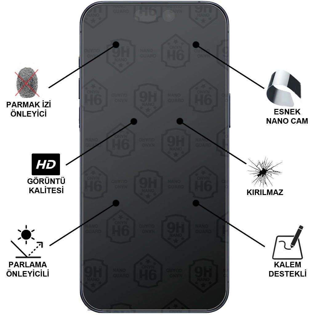 Samsung Galaxy A70s SM-A707 Mat Kırılmaz Cam Nano Ekran Koruyucu