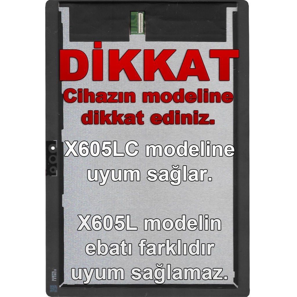Lenovo Tab M10 TB-X605LC Ekran Dokunmatik Set Siyah